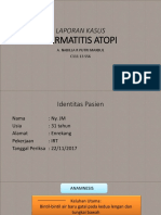 LAPORAN KASUS Dermatitis Atopi