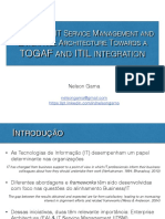 Ntegrating Ervice Anagement AND Nterprise Rchitecture Owards A