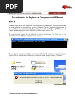 Procedimiento Registro Componentes Dpireader