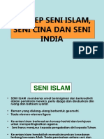 Konsep Kesenian Islam Cina India