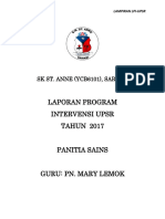 Laporan Program Intervensi UPSR