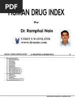 Human Drug Index