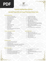 JKTJW - Wedding Package 2016 - Menu Choices Food Stall