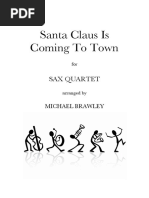 Santaclausiscomingtotown Sax PDF