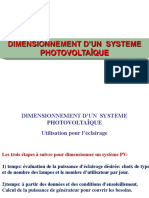 Dimensionnement de Sys PV