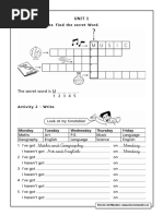 Activity Ingles 4 Primaria PDF