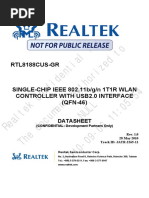 Rtl8188cus Datasheet PDF