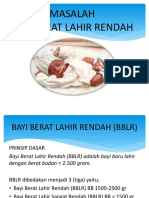 Bayi Berat Lahir Rendah (BBLR)