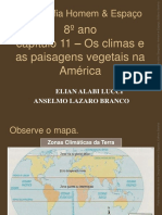 CLIMA E PAISAGEM NATURAL NA AMERICA - Pps