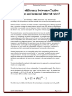 Interpreting Nominal & Effective Interest Rates