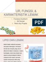 Struktur, Fungsi, & Karakteristik Lemak