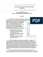 Modeling Wood Structural Panel Portal Frame Response