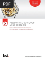 Passer de ISO 9001-2008 À ISO 9001-2015 PDF