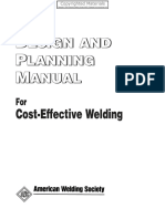 Design and Planning Manual For Cost Effective Welding