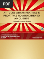 Ebook Atitudes Ativas, Reativas e Proativas No Atendimento Ao Cliente