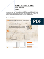 Materiales para Acabados de Banos Materi PDF