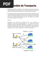 Modelo de Transporte