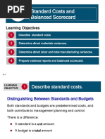 Chapter 11 - Standard Cost & Balance Scorecard