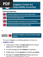 Chapter 10 - Budgetary Control & Responsibility Acct