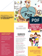 Las Acciones Educativas para Una Cultura de La Paz