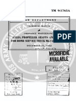 TM9-1765A Ordnance Maintenance Axles Etc. Bomb Truck M6 PDF