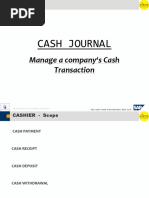 Cash Journal: Manage A Company S Cash Transaction