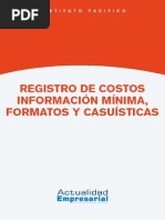 Libro Registro Costos