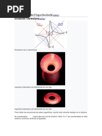 Ecuaciones Del Hiperboloide 1