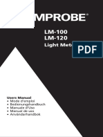 LM-100 LM-120 Light-Meters Manual PDF