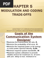 Chapter 5 - Modulation & Coding Trade-Offs 