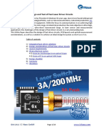 Design and Test of Fast Laser Driver Circuits: White Paper