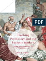 Teaching Psychology and The Socratic Method: Real Knowledge in A Virtual Age