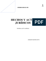 Hechos y Actos Juridicos