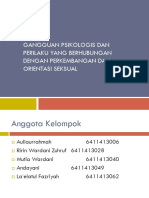 Gangguan Psikologis Dan Perilaku Yang Berhubungan Dengan Perkembangan