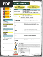 Daily Lesson Plan: Theme Topic