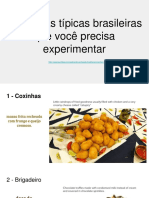 Comidas - Portugues para Estrangeiros