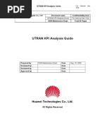 UTRAN KPI Analysis Guide