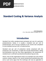  Standard Costing and Variance Analysis