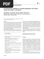 EANM Lymphoscintigraphy Guidelines