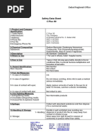 C Plus 30 MSDS