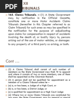 Claims Tribunals. - (1) A State Government