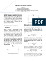 Retificador Controlado de Meia-Onda