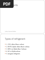 Refrigerants: by Manoj.P.J Associate Prof (Mech)