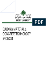 Building Material & Concrete Technology ENCE 234