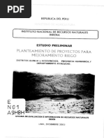 Proyecto Mejoramiento Riego