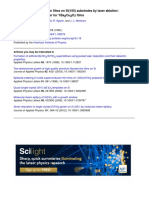 Preparation of Srtio3 Thin Films On Si (100) Substrates by Laser Ablation: Application As Buffer Layer For Yba2Cu3O7 Films