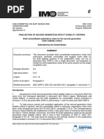 SDC 4-5-6 - Draft Consolidated Explanatory Notes For The Second Generation Intact Stability Criteria (United States)