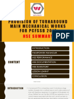 Hse Close Out Report Presentation