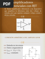 Amplificadores Diferenciales Con BJT