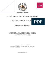 La Ensenanza Del Ingles en Los Centros Rurales. Lucia Olleta